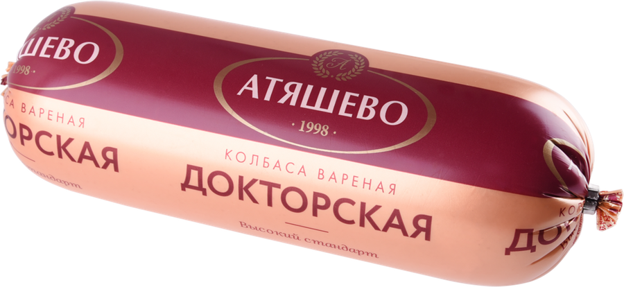 

Колбаса вареная Атяшево Докторская высокий стандарт, вес