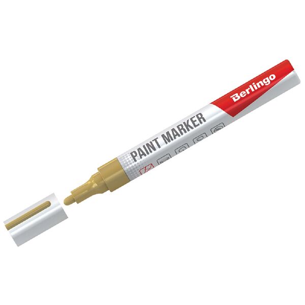 Маркер-краска золото, 2-4мм  BMk_02114 шт Berlingo