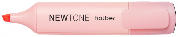 Текстовыделитель Hatber Pastel клиновидный пишущий узел Розовый