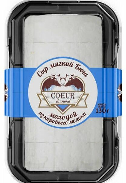 Сыр мягкий Coeur du nord Бюш молодой 45%