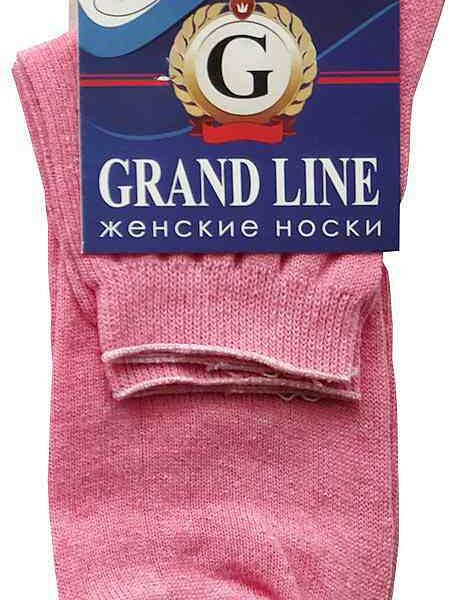 Носки женские Grand Line цвет: розовый, размер 23 (35-37)