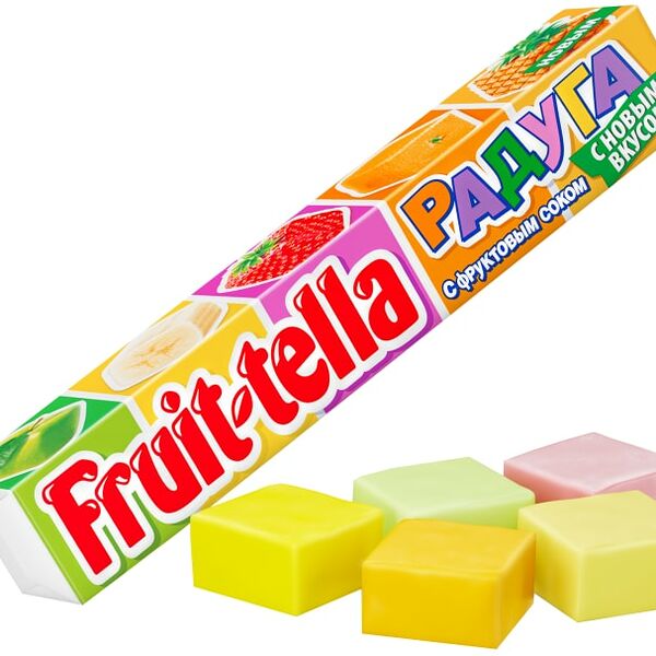 Жевательные конфеты Fruittella Радуга, 41 г