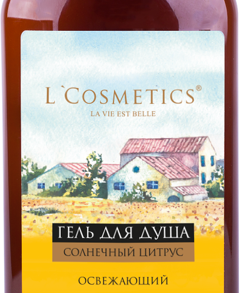 Гель для душа L'Cosmetics Солнечный цитрус, 250 мл