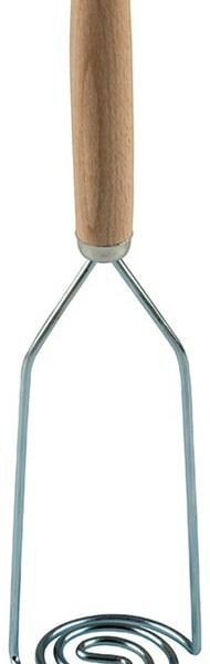 Картофелемялка Mallony Спираль с деревянной ручкой