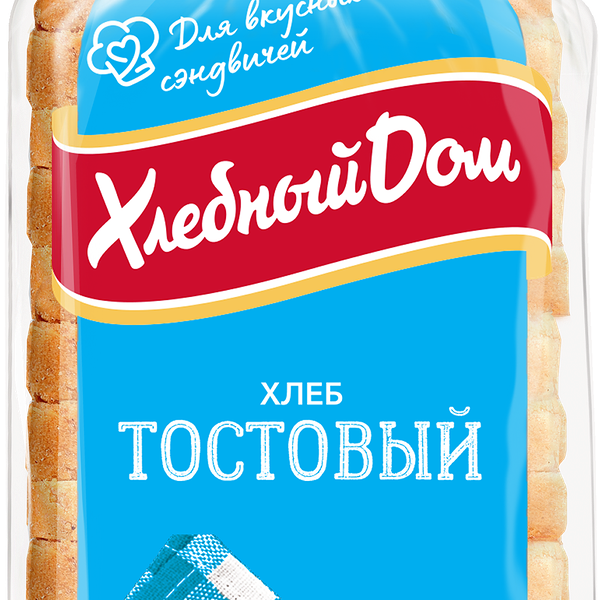Хлеб Хлебный дом пшеничный Тостовый в нарезке