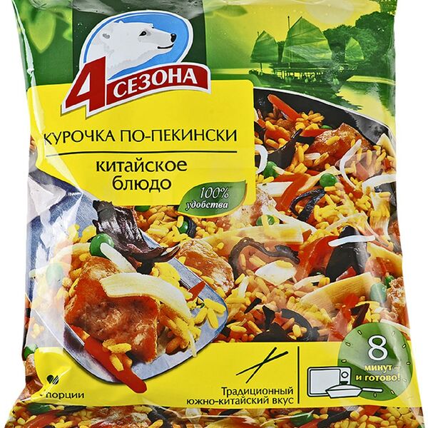 Курица 4 сезона по-Пекински быстрозамороженная 600г