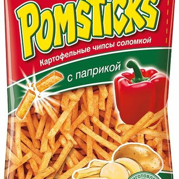 Чипсы картофельные Lorenz Pomsticks соломкой с паприкой
