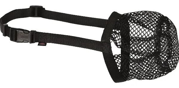Намордник для собак TRIXIE Защита от отравлений сетка на морду S-M 18-40см 22см