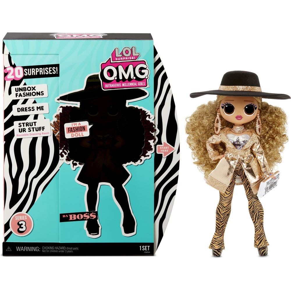 

Кукла - сюрприз L.O.L. MGA Original OMG 3 серия - Da Boss 567219
