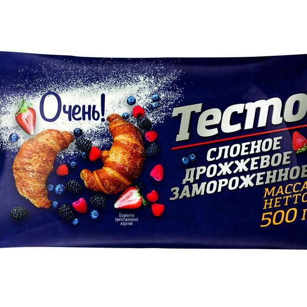 Тесто слоеное дрожжевое замороженное 