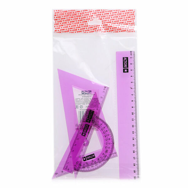 Набор для черчения 4 предмета ТМ Action! (Экшион!)