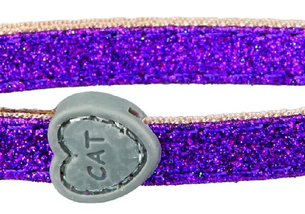 Glitter Ошейник для кошки, нейлон 21х1 см