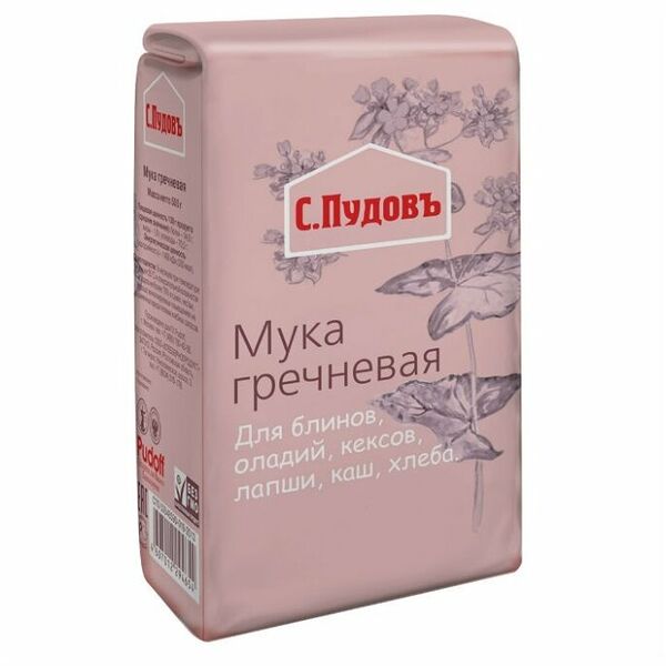 Мука С.Пудовъ гречневая блинная, первый сорт