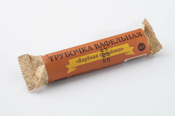Трубочка вафельная 