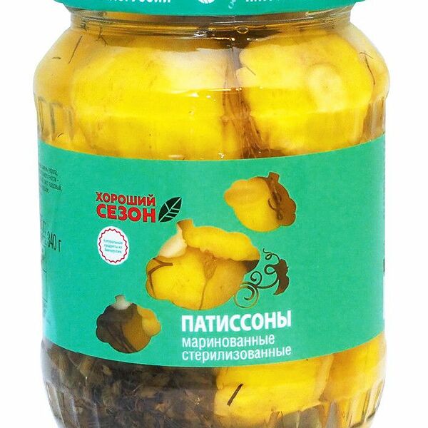 Патиссоны маринованные Хороший Сезон