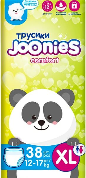 Подгузники-трусики Joonies Comfort размер XL 12-17кг 38шт