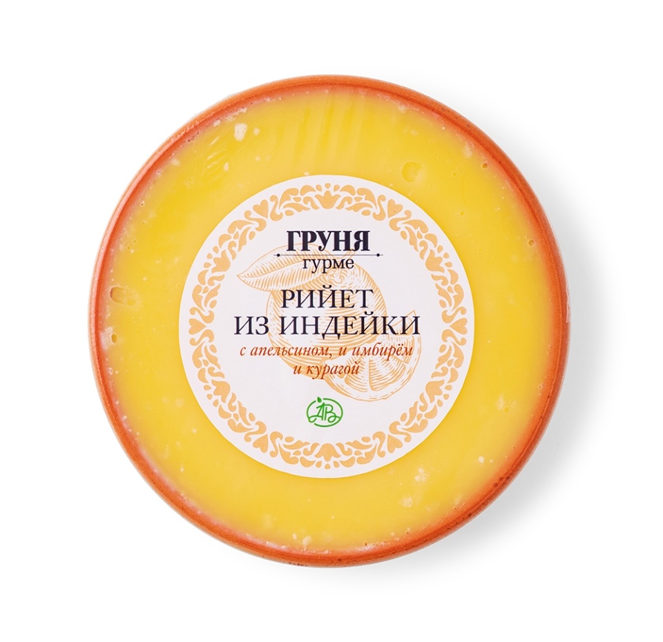 

Рийет Груня Гурме из индейки с апельсином имбирем и курагой 250 г