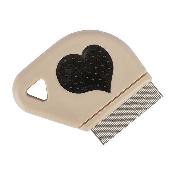 Расческа-гребешок частая для короткой шерсти собак и кошек, от блох 7 см