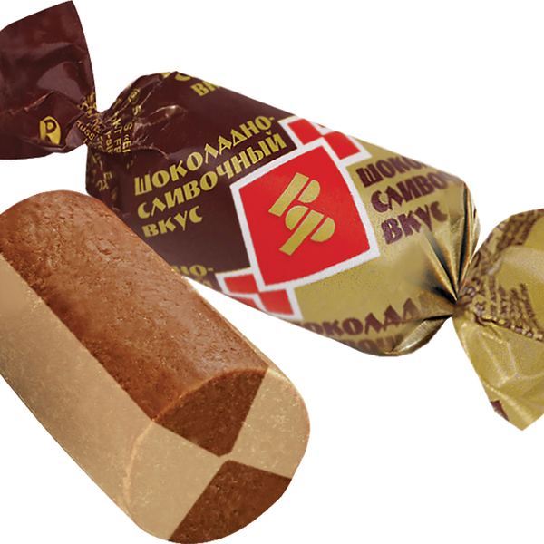 Конфеты РОТ ФРОНТ Батончики шоколадно-сливочный вкус вес до 250 г
