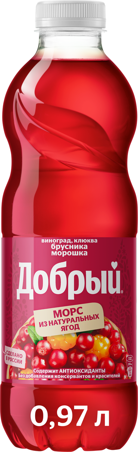 

Морс Добрый Брусника Морошка