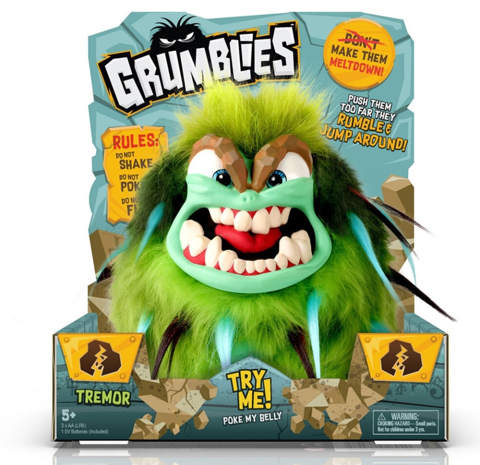 

Игрушка Skyrocket Grumblies интерактивная Ворчун Тремор 3+