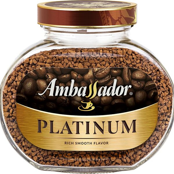 Кофе растворимый Ambassador Platinum 95г