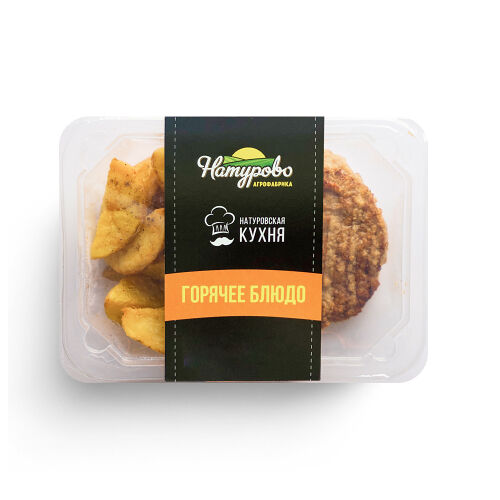 Бифштекс с запеченным картофелем 250г