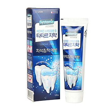 Зубная паста Lion Systema для предотвращения зубного камня 120г