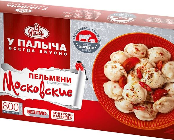 Пельмени У Палыча Пельмени Московские 800г