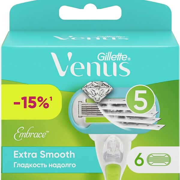 Кассеты для бритья Gillette Venus Embrace 6шт