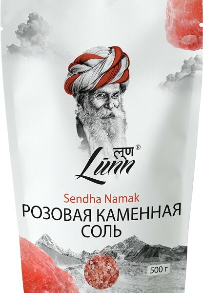 Соль Lunn Розовая 500г
