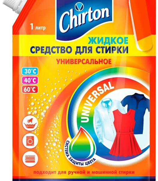 Жидкость для стирки Chirton Универсальное 1л