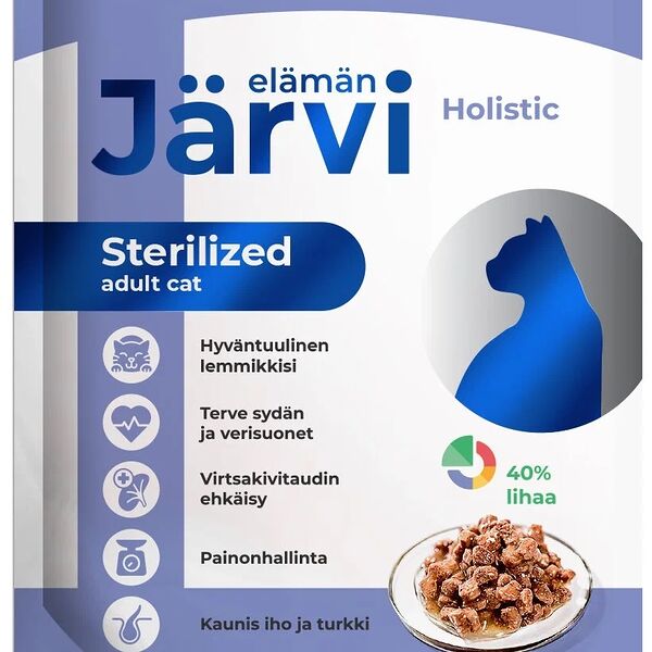 Jarvi пауч для стерилизованных кошек (кусочки в желе) Индейка, 85 г