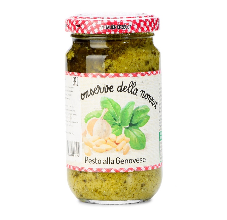 

Соус «Песто по-генуэзски», Le conserve della nonna, 185 г, Италия