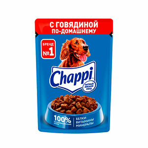 Корм для собак Chappi Говядина по Домашнему 85 г