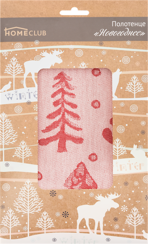 

Полотенце кухонное HOMECLUB Новогоднее 40x60см