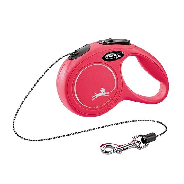 Flexi рулетка New Classic для собак до 8 кг (3 м трос) XS, Красный