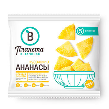 Ананасы кусочками Едим Дома 300г