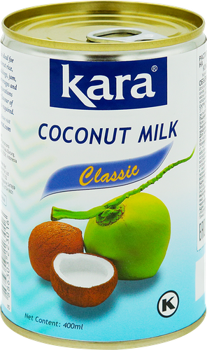 Молоко кокосовое KARA Classic 17%, 400мл