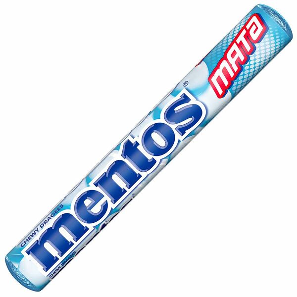 Драже Mentos жевательные со вкусом мяты, 37.5г