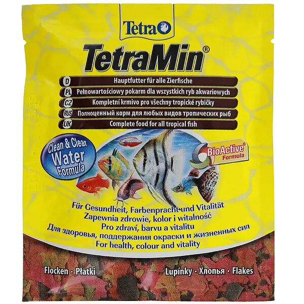 Хлопья Tetra TetraMin для всех видов рыб 12 г
