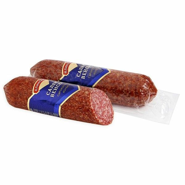 Колбаса Клинский Салями Венская сырокопченая, 300г