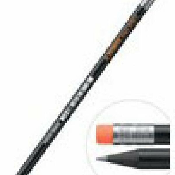 Карандаш чернографитный с ластиком Stabilo swano neon 3шт бл черное дерево