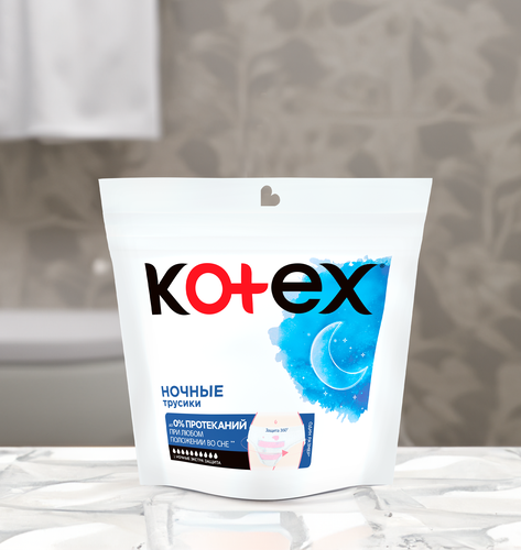 

Ночные трусики Kotex Экстра Защита 2 шт.