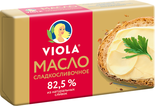 

Масло Viola сладко-сливочное 82.5% 150 г