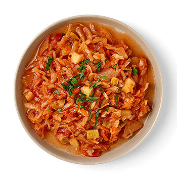 Капуста тушеная с кабачками, Азбука Life