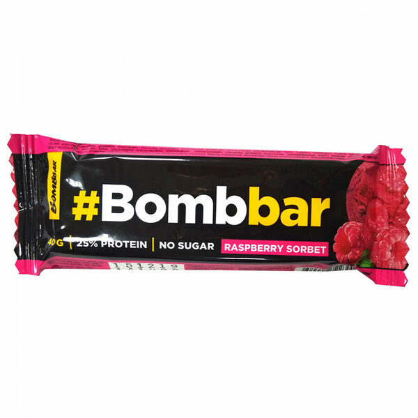 Батончик протеиновый BombBar Малиновый сорбет