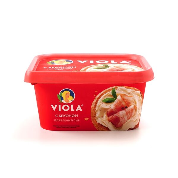 Сыр плавленый Viola с беконом 50%