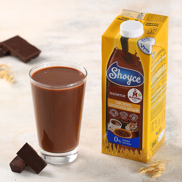 Напиток овсяно-шоколадное молоко без сахара Португалия