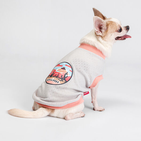 Petmax Футболка серая с пейзажем M